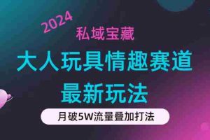 （11541期）私域宝藏：大人玩具情趣赛道合规新玩法，零投入，私域超高流量成单率高