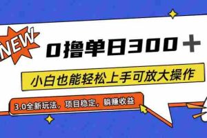 （11490期）全程0撸，单日300+，小白也能轻松上手可放大操作
